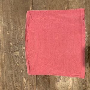 Pink/Red tube top, gently used